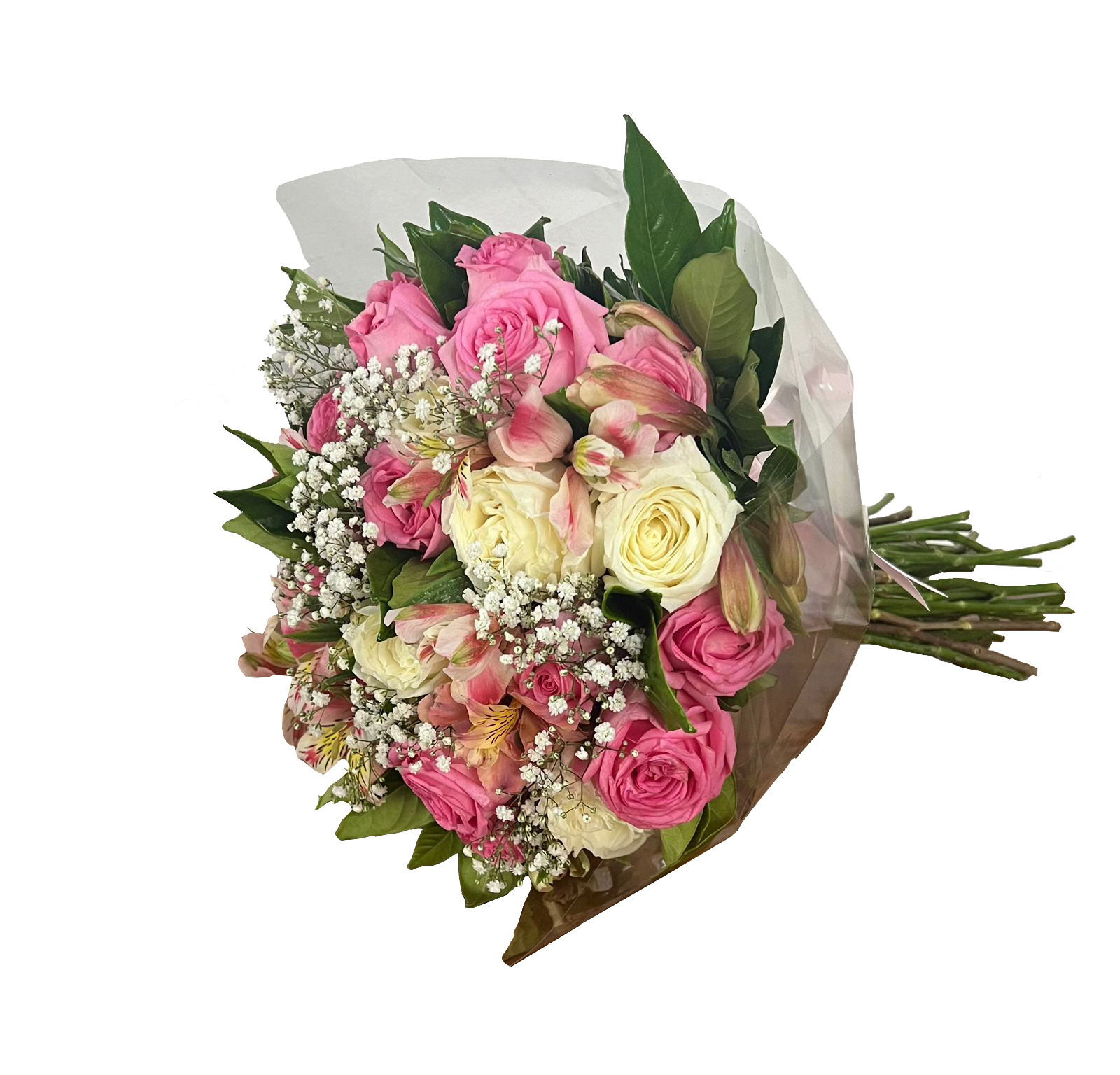 Buquê Mix de Rosas Brancas a Claras - Imagem 3