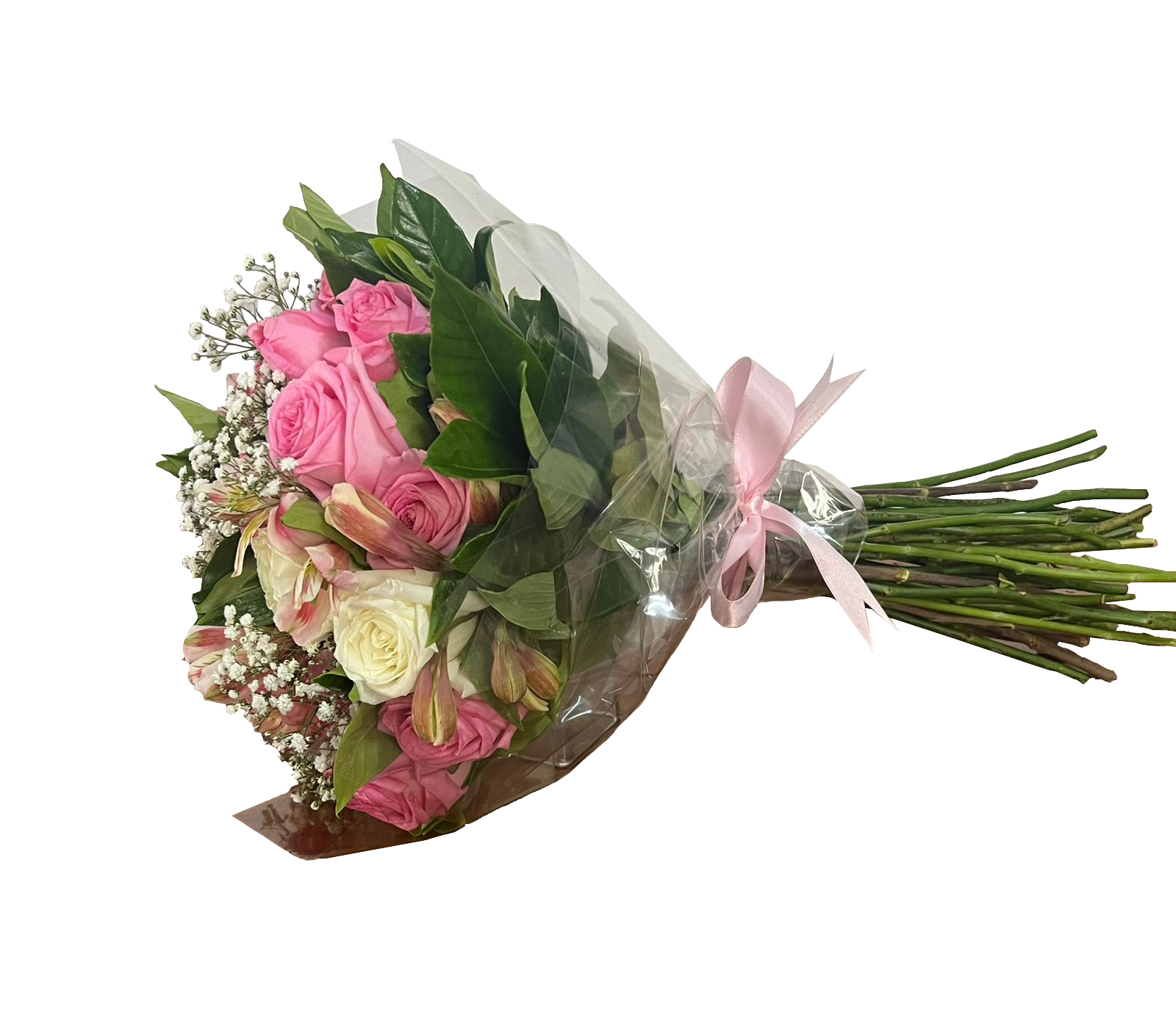 Buquê Mix de Rosas Brancas a Claras - Imagem 2