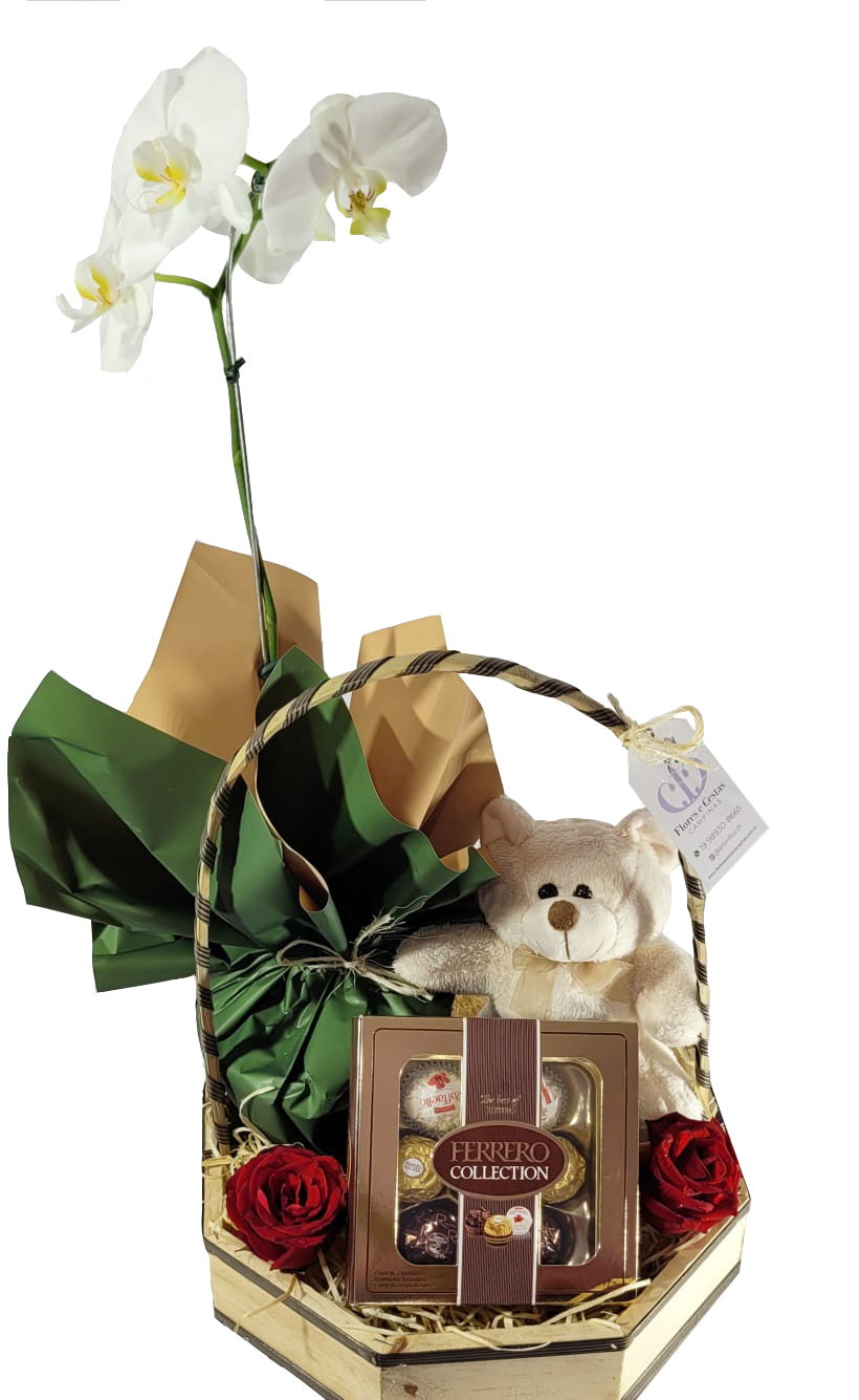 Cesta Prime com Flores - Imagem 2