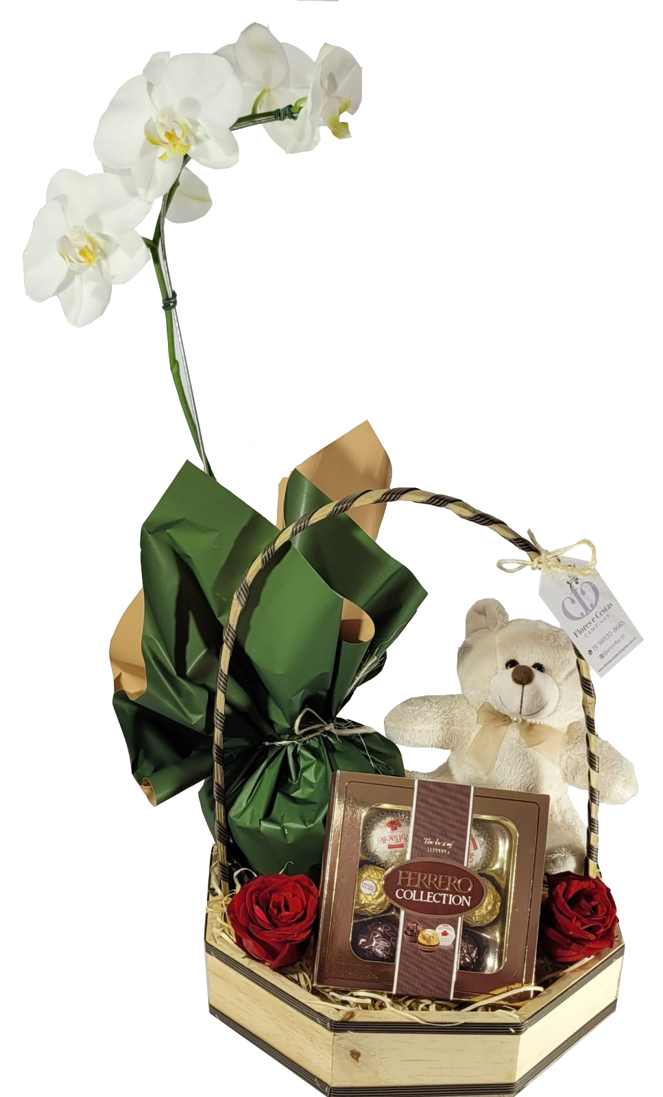 Cesta Prime com Flores